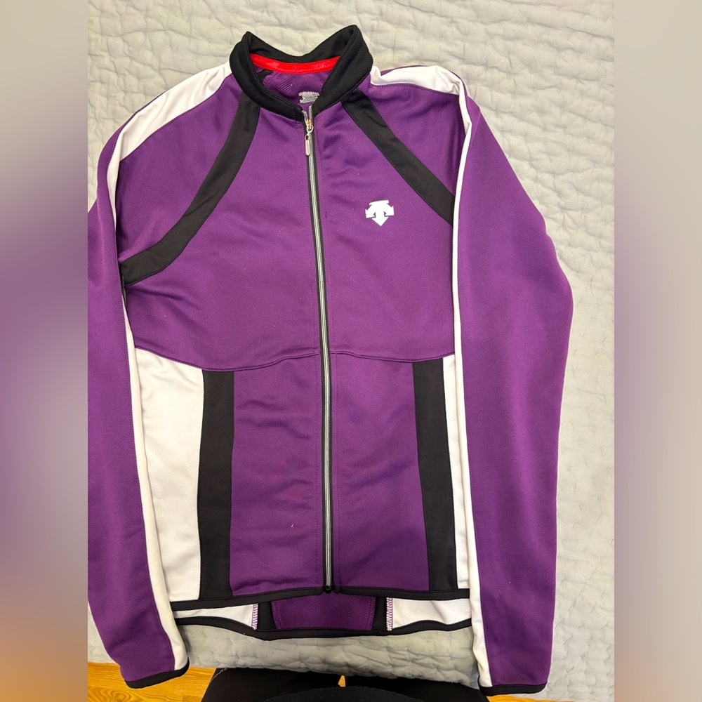 Descente full zip bike jersey W S